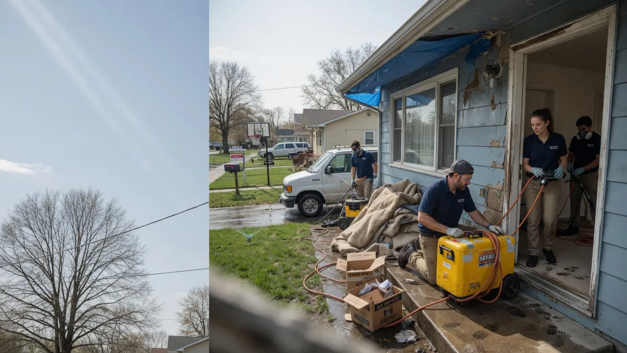 Basement Flood Cleanup in Opal, WY near me